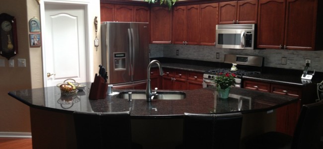 Kitchen Countertop and Cabinets Installation